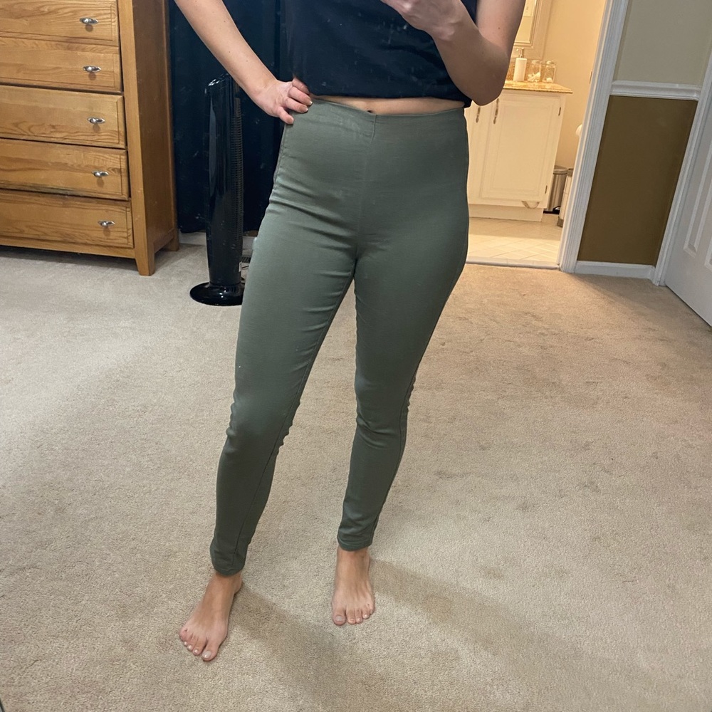 Green pants H&M US size 8